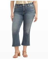 Silver Jeans Co. - Plus Size Suki Mid Rise Curvy Fit Flare Jeans - Lyst