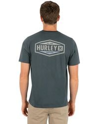 Hurley - Industry Artwork At Top Left Chest Regular-fit T-shirt - Lyst