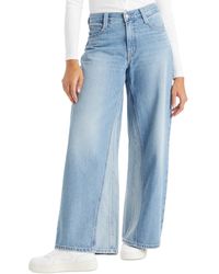 Levi's - '94 baggy Spliced Cotton Wide-leg Jeans - Lyst