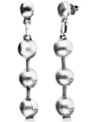 Uno De 50 - Sterling Plated Balls Long Earring - Lyst