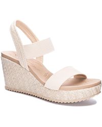 CL By Chinese Laundry Kaylin Comfort Fitting Wedge Sandals - Natural