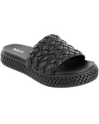 MIA - Bri Slip-on Slide Sandals - Lyst