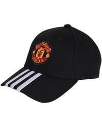 adidas - And Manchester United 3-stripe Dad Adjustable Hat - Lyst
