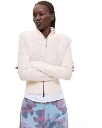 Desigual - Fur Jacket - Lyst