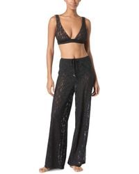 Michael Kors - Michael Lace Wide-leg Cover-up Pants - Lyst