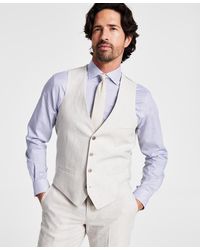 BarIII - Slim-fit Linen Suit Vest - Lyst