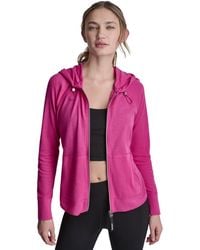 DKNY - Sport Zip-front Hoodie Jacket - Lyst