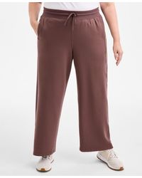 ID Ideology - Plus Size Relaxed High-rise Fleece Pants - Lyst