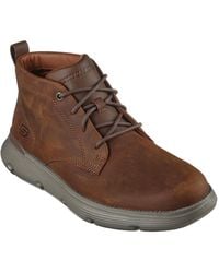 Skechers Porter Ressen Oxford in Black for Men Lyst