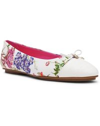 Anne Klein - Luci Cap Toe Ballet Flats - Lyst