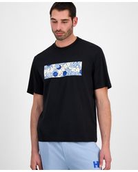 BOSS - Hugo By Nurix Short Sleeve Crewneck Abstract Logo Graphic T-shirt - Lyst