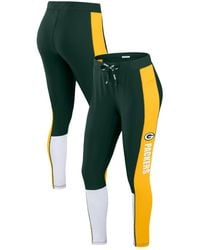 WEAR by Erin Andrews - Green Bay Packers Color-block leggings - Lyst