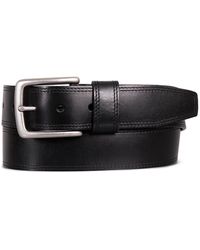 Lucky Brand - Double Needle Stitched Leather Belt - Lyst