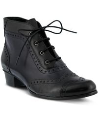 Spring Step - Azura Heroic Colorblock Leather Bootie - Lyst