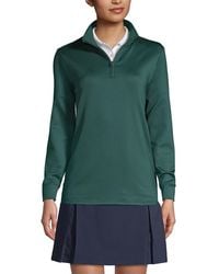 Lands' End - Active Performance Quarter Zip Pullover - Lyst