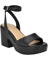 Calvin Klein - Summer Almond Toe Dress Wedge Sandals - Lyst