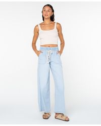 Roxy - Paddle-on Drawstring Pants - Lyst