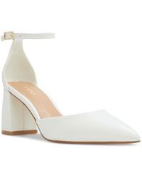 ALDO - Jan Pointed Toe Ankle-strap Block-heel Sandals - Lyst