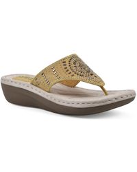 White Mountain - Cienna Comfort Thong Sandals - Lyst