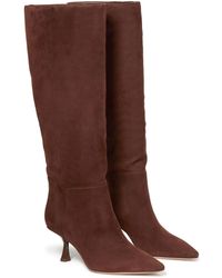 Kate Spade - Adele Suede Stiletto Tall Boots - Lyst