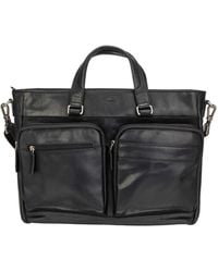 Mancini - Buffalo Single Compartment Briefcase For 14" Laptop - Lyst