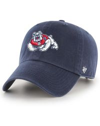 '47 - 47 Navy Fresno State Bulldogs Clean Up Adjustable Hat - Lyst