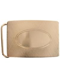 Trafalgar - Oval Signet Brass Based Compression Belt Buckle - Lyst