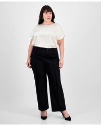 Jones New York - Plus Size Pintucked Pull-on Pants - Lyst
