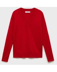 Mango - V-neck Knit Sweater - Lyst