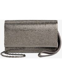 INC International Concepts - Caitlin Satin And Crystal Clutch - Lyst