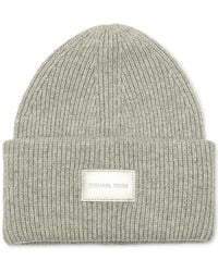 Michael Kors - Michael Fine Rib Cuff Beanie - Lyst
