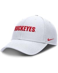 Nike - Ohio State Buckeyes 2025 On-field Rise Performance Adjustable Hat - Lyst