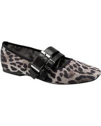 DKNY - Dade Mesh Buckle Ballet Flats - Lyst