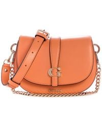 Guess - Carrie Mini Flap Magnetic Closure Crossbody Bag - Lyst