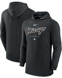 Men's Under Armour Heathered Gray Chicago Cubs Lock-Up Tri-Blend