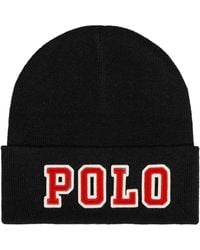 Polo Ralph Lauren - Polo Patch Beanie Hat - Lyst