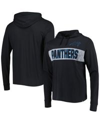 '47 - Distressed Carolina Panthers Field Franklin Hooded Long Sleeve T-shirt - Lyst