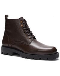 A. Veer - Robert Leather Lace Up Boots - Lyst