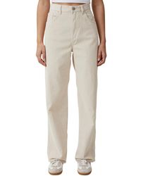 Cotton On - Cord Straight Jeans - Lyst