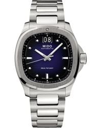 MIDO - Swiss Automatic Multifort Stainless Steel Bracelet Watch 41mm - Lyst