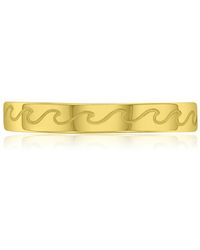 Roxy - Waterproof Yellow Wave Toe Ring - Lyst