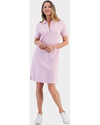 Style & Co. - Cotton Polo Dress - Lyst