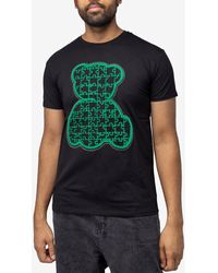 Xray Jeans - X-ray Stone Tee Green Pattern Outline Bear - Lyst