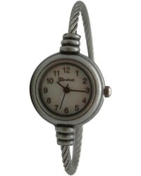 Olivia Pratt - Thin Swirl Delicate Bangle Watch - Lyst