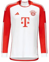 adidas - Bayern Munich 2023/24 Home Replica Long Sleeve Jersey - Lyst