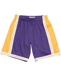 mitchell and ness lakers split t shirt