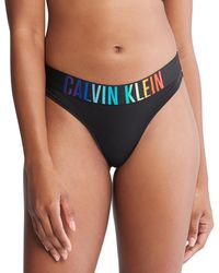 Calvin Klein - Intense Power Pride Cotton Thong Underwear Qf7833 - Lyst