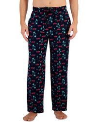 Club Room - Holiday Bulldog Flannel Pajama Pants - Lyst