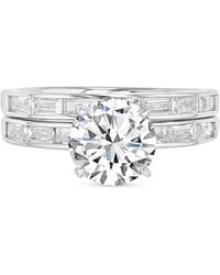 Macy's - Mixed Cubic Zirconia Bridal Set (5-1/10 Ct. T.w. - Lyst