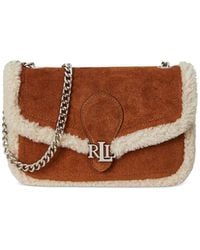 Ralph Lauren - Bradley Small Suede Crossbody Bag - Lyst